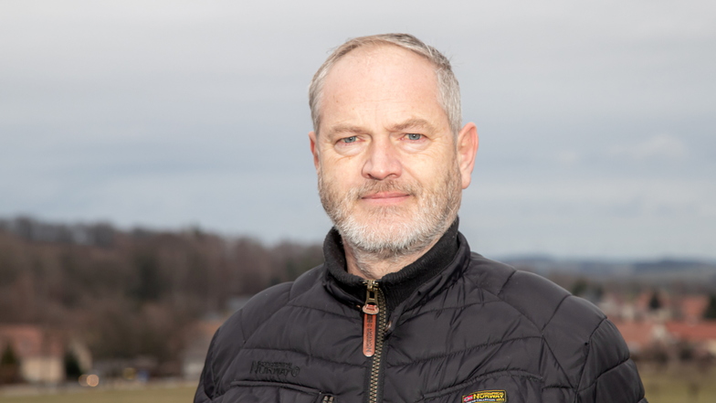 Maik Wobst stellt sich als Kandidat zur Bürgermeisterwahl in Königshain - und lässt sich in seinem Vorhaben nicht beirren.