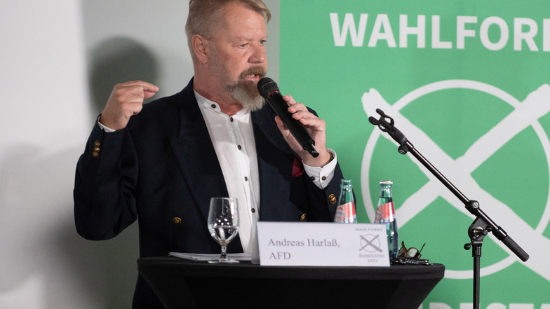 Andreas Harlaß (AfD) hat die Bundestagswahl in Dresden als Direktkandidat verloren. Nun legt er Wahlbeschwerde ein.
