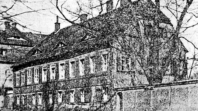 Das „Stephanische Haus“ am Ring kurz vor seinem Abriss. Es musste Zittaus neuem Theater Platz machen. Das Foto von 1936 stammt von einem Fotografen der „Zittauer Nachrichten“.