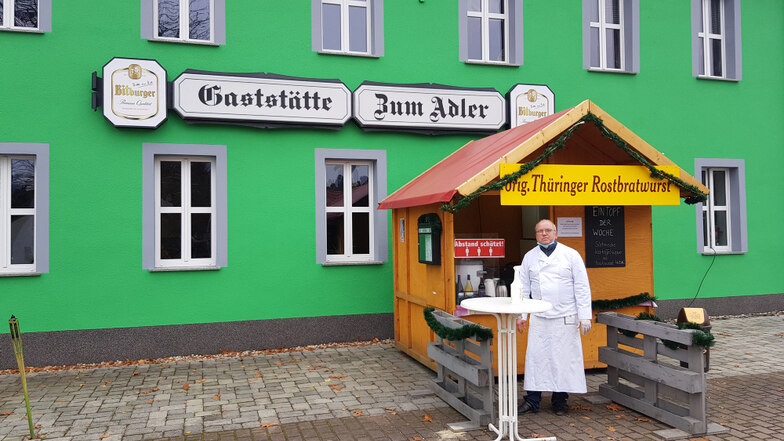 Gastronom Karsten Haiser kann den Verkauf wieder aufnehmen.