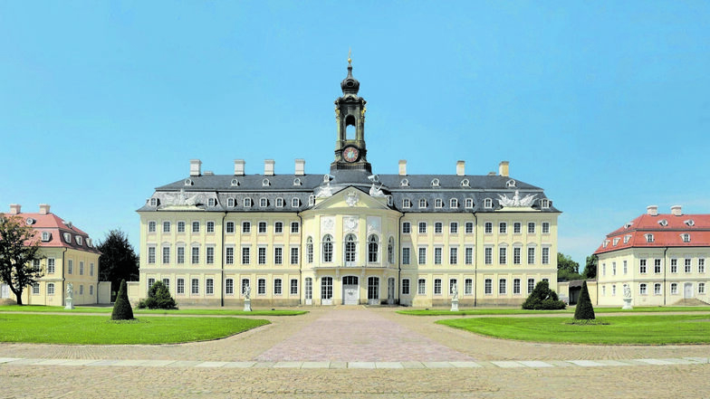Schloss Hubertusburg in Wermsdorf – wunderschön und für eine neue Schau mal wieder wachgeküsst.