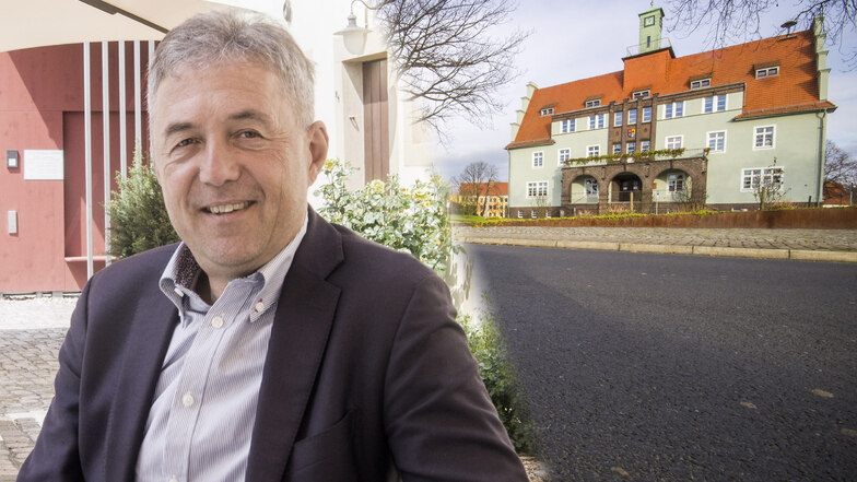 Bürgermeister Jochen Reinicke (parteilos) ist seit nahezu zwölf Jahren Chef im im Rathaus (r.).