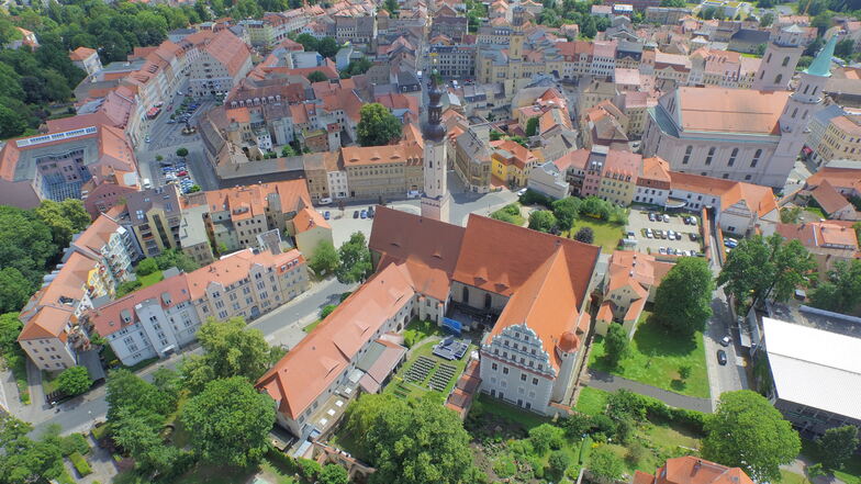Die Zittauer Innenstadt mit ihren wunderschönen historischen Häusern.
