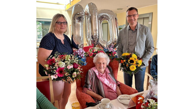 Wilsdruff: Sechsfache Urgroßmutter feiert 100. Geburtstag