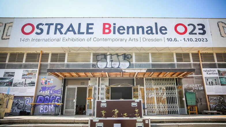 In der Robotron-Kantine findet derzeit die Ostrale Biennale statt. Dass diese dort bleibt, dafür steigen die Chancen.