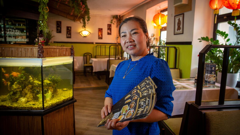Yen Bui Thi aus Vietnam hat das Asia-Restaurant an der Bautzner Straße 23 in Kamenz übernommen. Sie zog mit ihrer Tochter von Cottbus in die Lessingstadt.