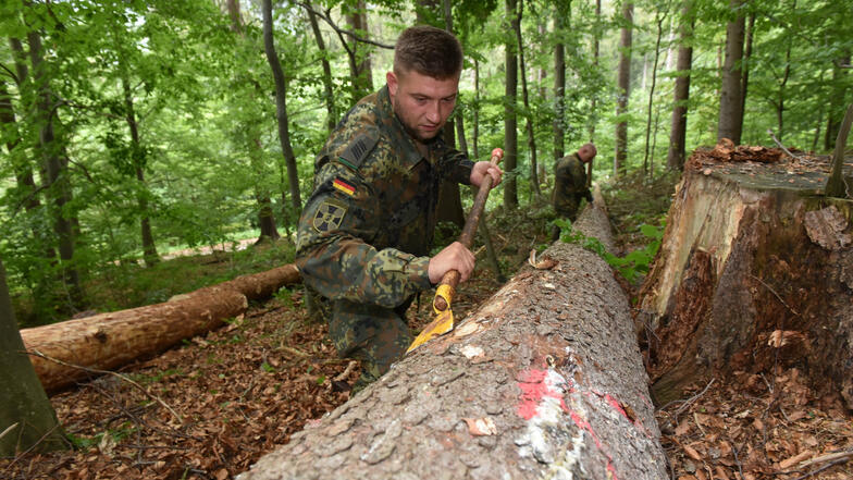 Bundeswehr verlässt Sachsens Wälder