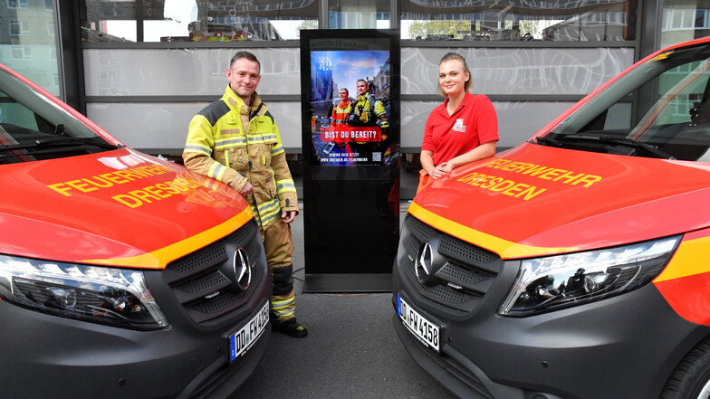 Neue Mannschaftswagen für die Dresdner Feuerwehr