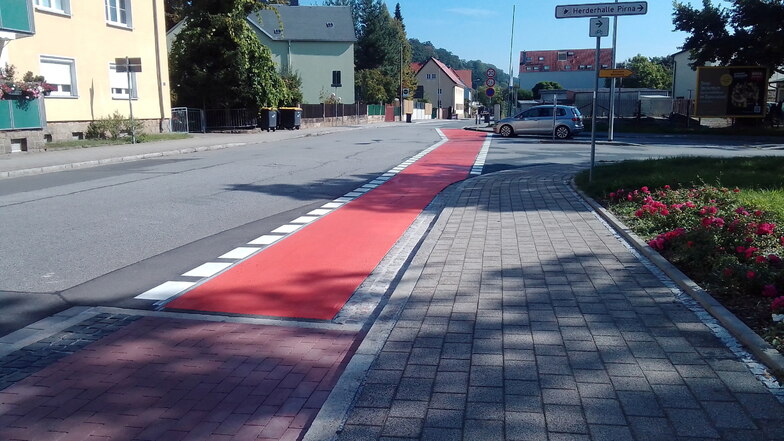 Pirna: Mehr Sicherheit für Radfahrer an dieser kniffeligen Stelle