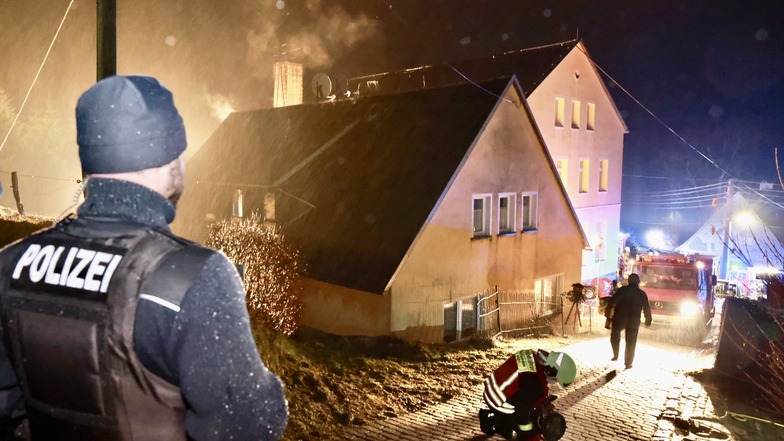 Sebnitz: Mann bei Wohnungsbrand schwer verletzt