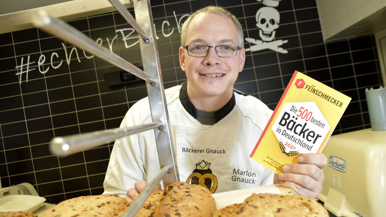 Marlon Gnauck ist vom Magazin Feinschmecker ausgezeichnet worden. Er gehört damit zu den 500 besten Bäckern Deutschlands.
