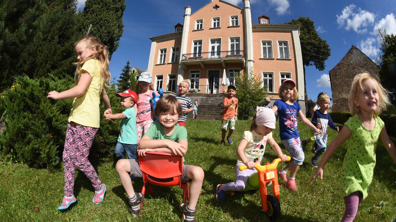 Das Kinderhaus in Ottenhain ist eine der kleinsten Kitas in der Region.