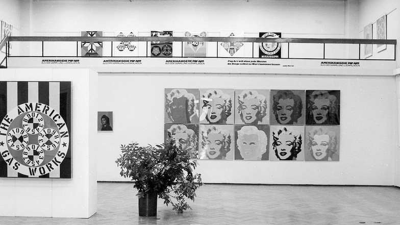 "Amerikanische Pop-Art. Leihgaben von Peter Ludwig, Aachen" holte Christine Rink von Mai bis Juli 1984 in die Galerie der HGB Leipzig.