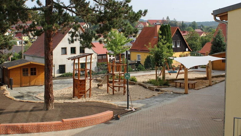 Glashütte: Ein neuer Spielplatz für die Förderschule