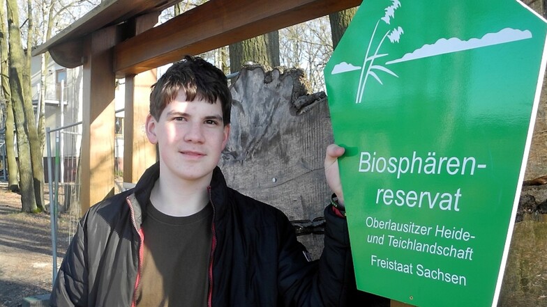 Felix Höhne (15) aus Lohsa liebt die Natur. In der AG Junior-Ranger in der Naturschutzstation Friedersdorf engagiert er sich von Anfang an. Vielfältig bringt er sich ein.
