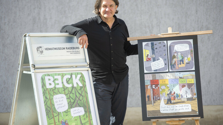 Der Leipziger Cartoonist Beck ist Preisträger des diesjährigen Heinrich-Zille-Karikaturenpreises der Stadt Radeburg.