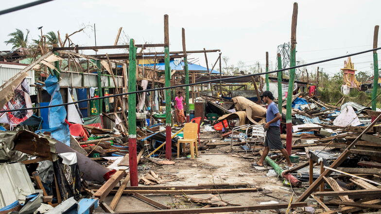 Hunderte Tote nach verheerendem Zyklon in Myanmar