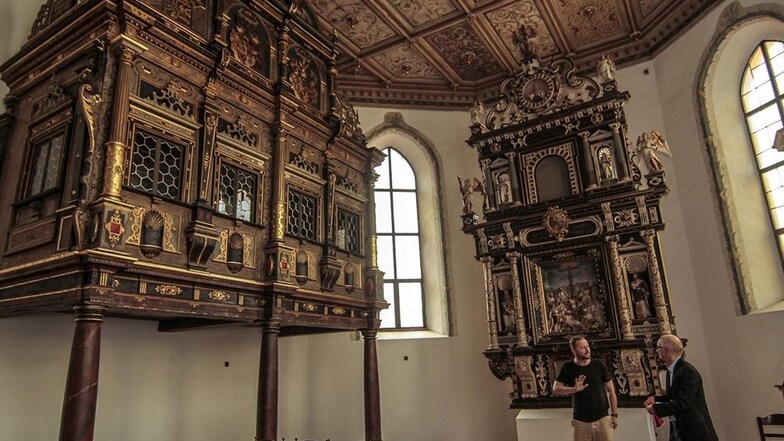 Wertvollster Teil ist die Renaissancekapelle mit lutherischen Elementen im manieristischen Stil Kaiser Rudolfs II.