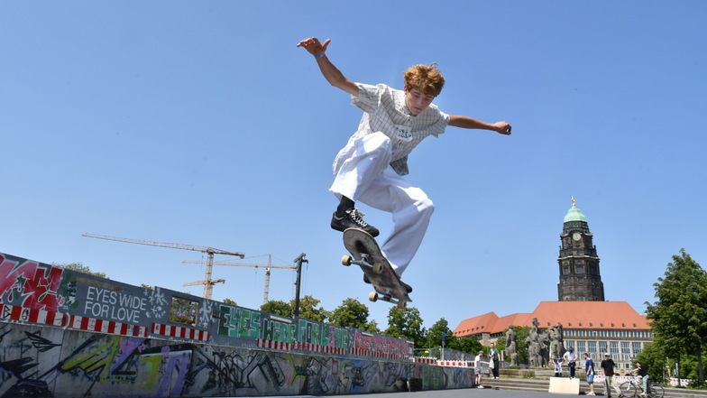Skateboard-Wettbewerb in Dresden: "Wir sind eine große Familie"
