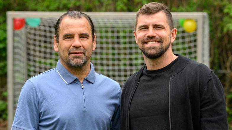 Eine Familie, ein Verein: Ulf arbeitet bei Dynamo als Sportlicher Berater und Sohn Benjamin als Torwarttrainer im Nachwuchsbereich.