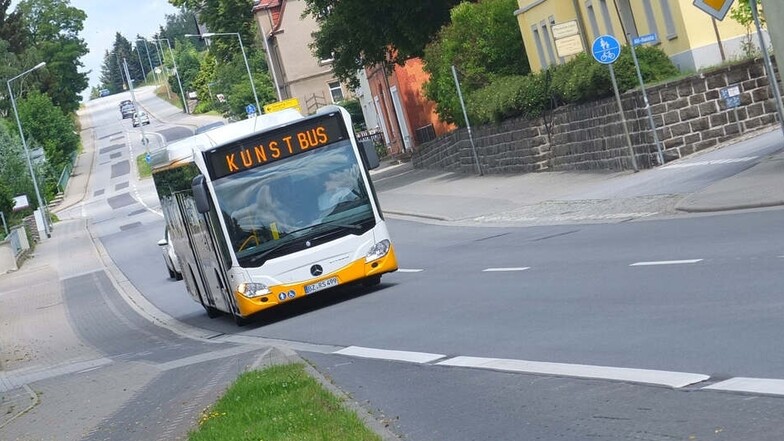 Der KunstBus rollt an zwei Tagen im August durch den Norden des Landkreises Bautzen.