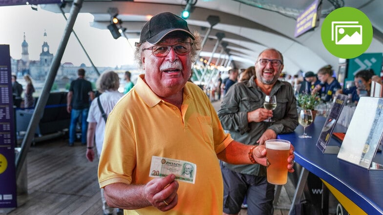 Sein Bier war "teuer" - Wolfgang Schulz muss 150 Ostmark für zwei Bier hinlegen.