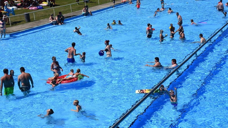 Auch das Freibad in Reichwalde hat inzwischen geschlossen.