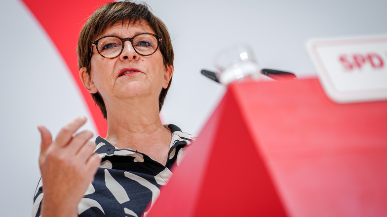 Saskia Esken, SPD-Bundesvorsitzende, schließt grundsätzlich eine Zusammenarbeit mit dem Bündnis Sahra Wagenknecht nicht aus.