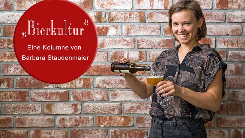 Barbara Staudenmaier ist Chefin im Bierspezialitäten-
laden „Hopfenkult“ in der Dresdner Neustadt.