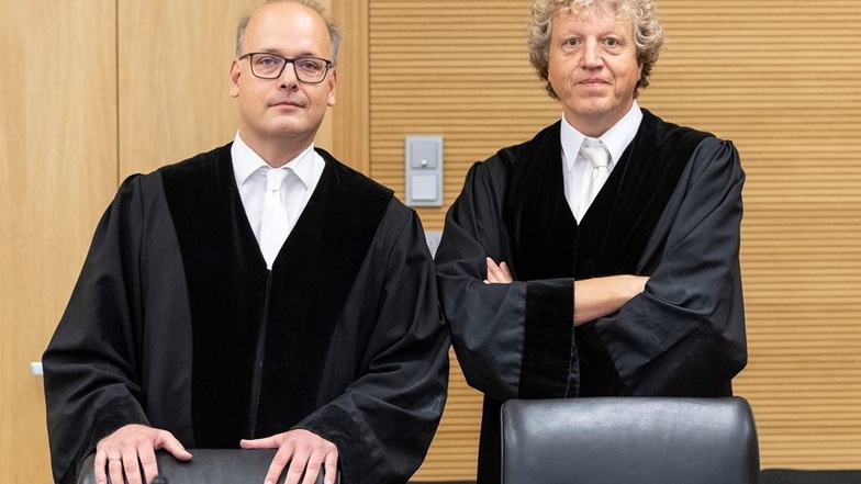 Die Staatsanwälte Arnulf Berner (li.) und Thomas Hesper.