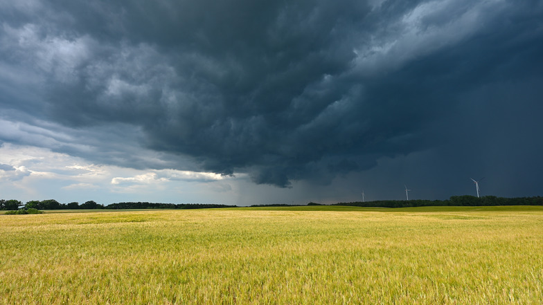Unwetter in Sachsen: Warnung vor starkem Gewitter