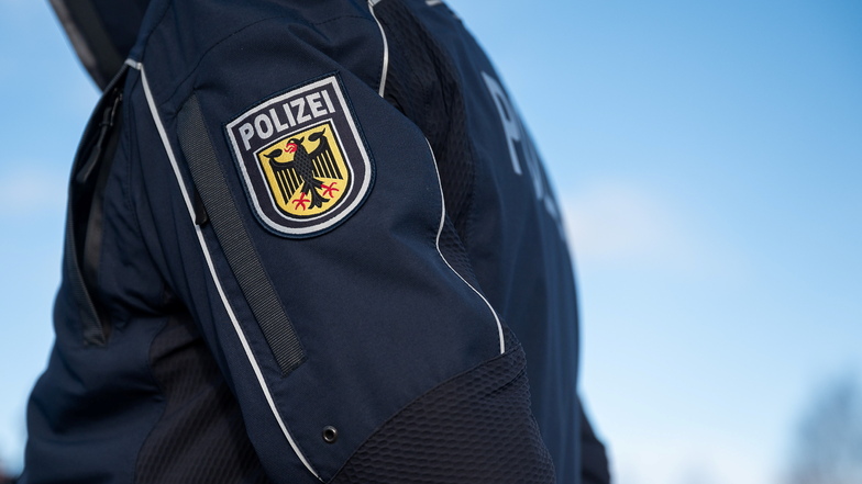Die Bundespolizei war am Montag am Bautzener Bahnhof im Einsatz.