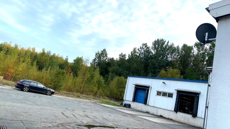 Auf dem zugewucherten Gelände (links) wurden bis zur Wende Ziegel produziert. Nach dem Aus des Betriebes riss man es ab. In den nächsten Jahren soll hier in Oderwitz ein ein Fensterwerk entstehen.