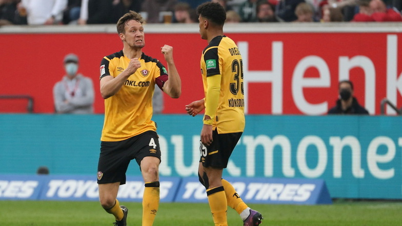 Nach desolatem Anfang: Dynamo rettet einen Punkt in Düsseldorf