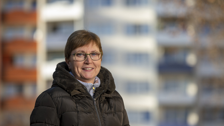 Pia Engel verwaltet und managt mit ihrer Mannschaft 2.200 Wohnungen in Coswig. Nicht nur in der Platte, wo sie auf sozialen Ausgleich achten muss.
