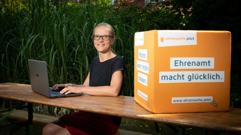 Henriette Stapf ist Koordinatorin der digitalen Ehrenamtsplattform „Ehrensache. Jetzt“ für den Landkreis Bautzen.