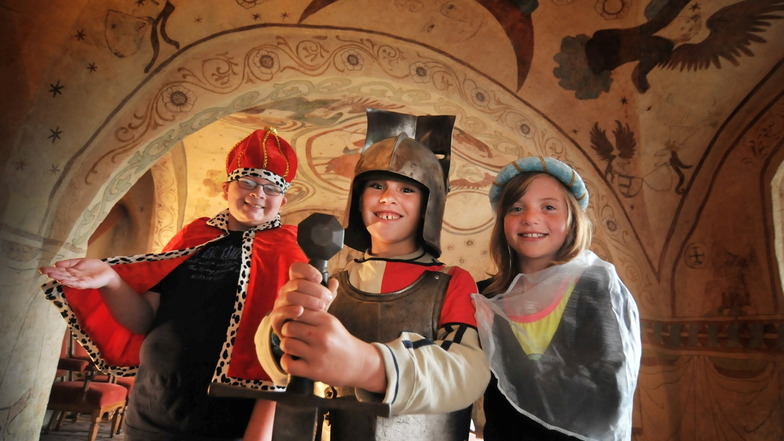 Ferienkinder können am 15. und 22. Februar auf der Burg Kriebstein in die Welt der Ritter eintauchen.