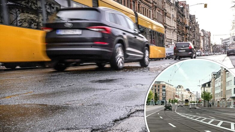 Königsbrücker Straße in Dresden: Landesdirektion genehmigt Ausbau