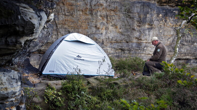 Ebenfalls schon heute nicht erlaubt: Zelten in der freien Natur im Nationalpark.