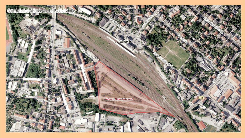 Auf dem Areal des Bautzener Güterbahnhofs könnte ein neuer Stadtteil entstehen.