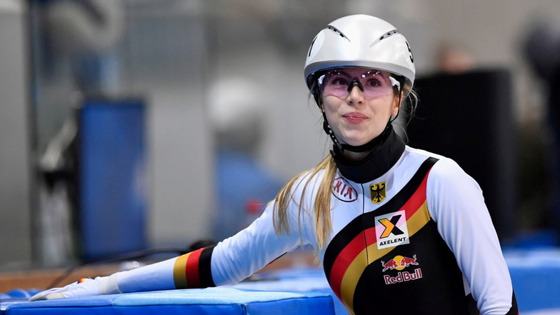 Sie ist das Gesicht ihrer Sportart in Deutschland und erfolgreich im nacholympischen Winter: die Dresdnerin Anna Seidel.