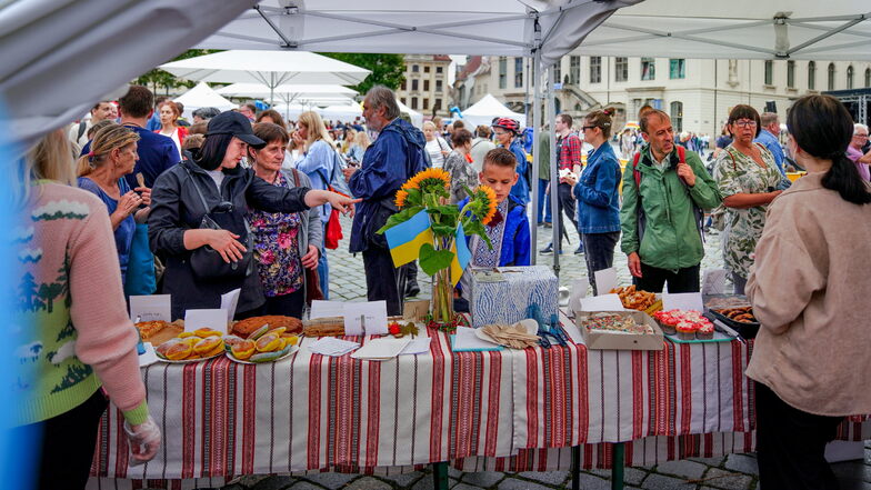 Impressionen vom Dankesfest der ukrainischen Gemeinschaft in Dresden.