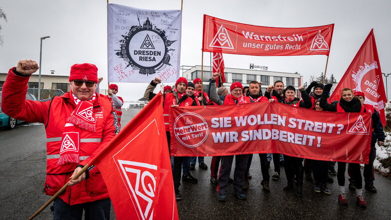 Harthaer Horizon-Mitarbeiter streiken erneut für Tariflohn