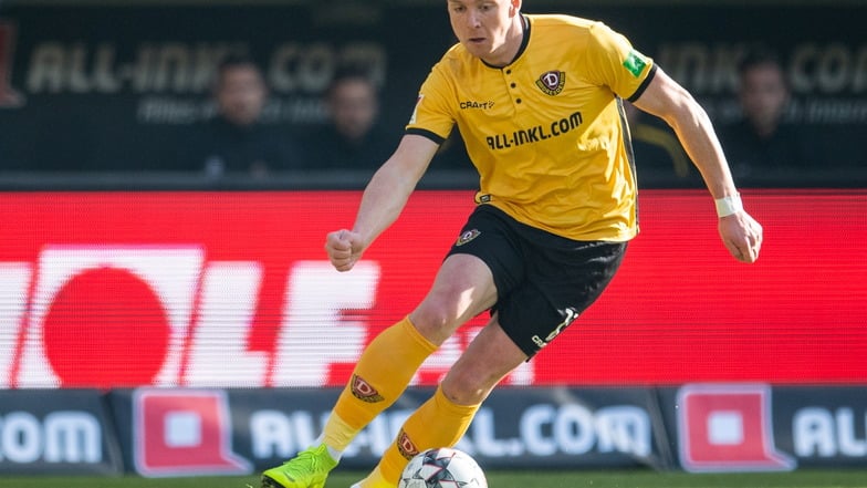 Im Februar 2019 war Haris Duljevic noch für Dynamo Dresden am Ball.