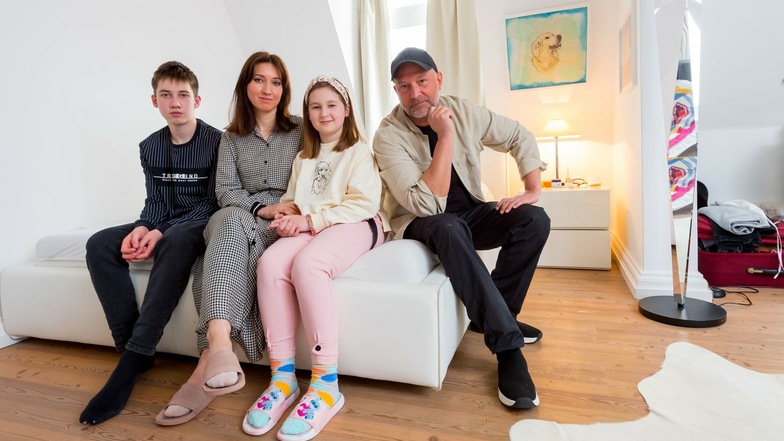 Mit der Hilfe seines Fanclubs konnte Björn Casapietra für Maxim, Anja und Iryna Didychuk eine Wohnung finden.