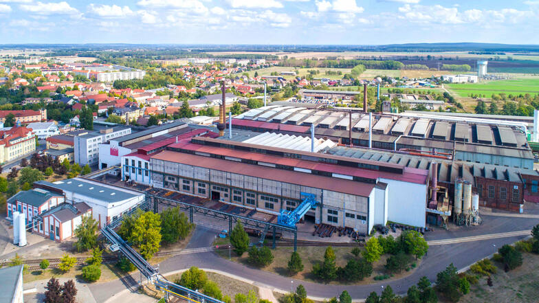 Die Schmiedewerke Gröditz sind mit rund 650 Mitarbeitern einer der größten Arbeitgeber der Region.