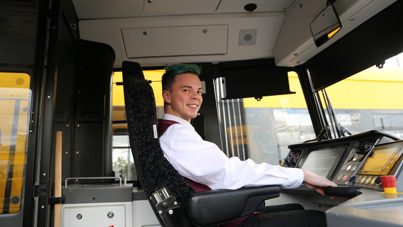 Jakob Fischer ist Deutschlands bester Nachwuchs-Straßenbahnfahrer.
