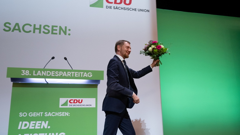 Landtagswahl in Sachsen: CDU kürt Michael Kretschmer erneut zum Spitzenkandidaten