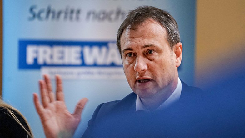 Der ehemalige Chef der Sächsischen Freien Wähler Steffen Große.