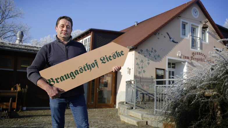 René Aurich ist der neue Wirt im Liesker Braugasthof.